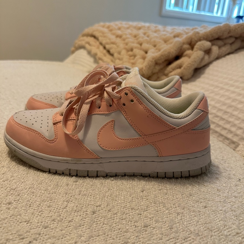Light pink nike dunks